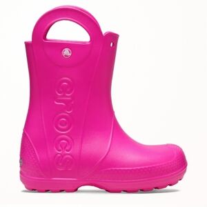 CROCS Kids Handle Rain Boot - Hot Pink
